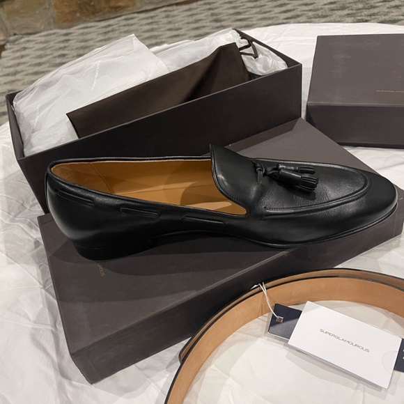 SUPERGLAMOUROUS PHILIPPE NAPPA BLACK LOAFERS